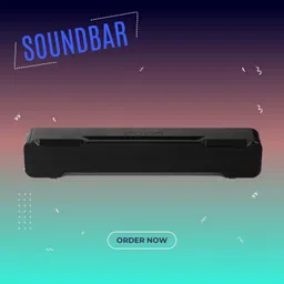 SYARA 20W Bluetooth Soundbar with 4 Hours Wireless Playback Bluetooth Speakers6SQ75 20 W Bluetooth Soundbar image 1