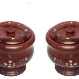 antlantic creatio Wooden Decorative Bowl Wooden Sugar Pot, Salt Pot/Spice/Pickle Jar,Jam & Multi use Pot,Containers-picture-14