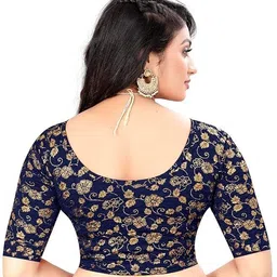 pt priyanka textiles Round Neck Women Blouse image 2