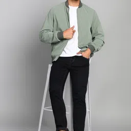 killer Men Slim Mid Rise Black Jeans image 2