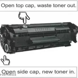 HYNEAR Easy Refill 12A /Q2612A Toner Cartridge Compatible for Printers Black Ink Cartridge image 3