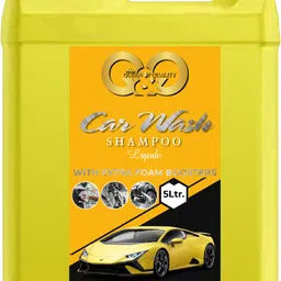 qandqlifesyle car wash liquid 5ltr High Foam for Deep Cleaning | Remove Tough Dirt Car Washing Liquid-picture-10