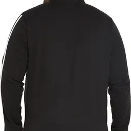 bigbanana Men Solid Polo Neck Pure Cotton Black T-Shirt image 2