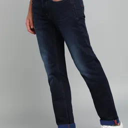 killer Men Slim Mid Rise Dark Blue Jeans image 3
