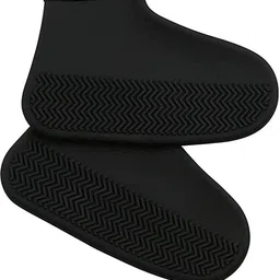 dermeida Indoor, Outdoor Waterproof Shoe Cover Silicone Silicone Black Boots Shoe Cover, Flat Shoe Cover-picture-35