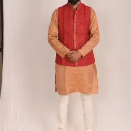 jharcraft Solid Men Waistcoat image 1