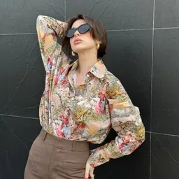 leriya fashion Women Regular Fit Solid Casual Shirt image 4