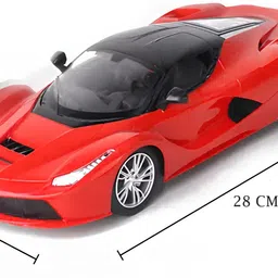 cannycubs Rechargeable Super Car with Lights, Smoke Function & Openable Doors image 5