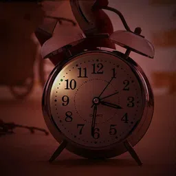 kh store Digital Silver Clock image 2