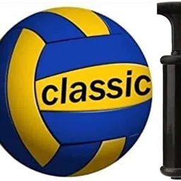 bunnymart Super Quality volleyball with Pump, Size-5 Volleyball - Size: 5 image 1