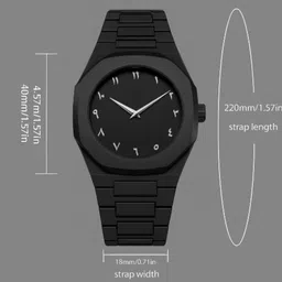 sabr Aura black Analog Watch - For Men 1590 image 2