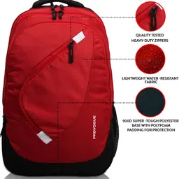 provogue Large 35 L Laptop Backpack COMET -3 Compartment Premium Quality, Office/College/School/Travel Laptop Bag for upto 15.6” Laptop with internal organiser image 4