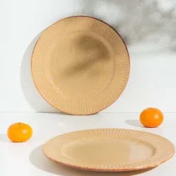 amalfiee Rimmed 7 Inch Multicolour Ceramic (Set of 2) Side Plate image 1