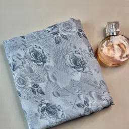 thecartmaxx Printed Viscose Women Grey Fancy Scarf, Stole-picture-39