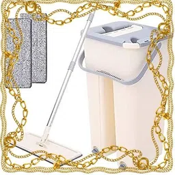 vortex empire Smart clean Flat Mop bucket set Mop Set-picture-14