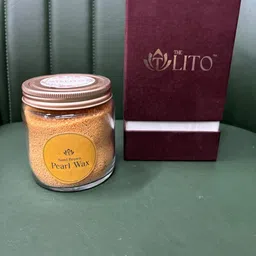the lito Sand Brown Pearl Wax Candle 150gm Candle-picture-18