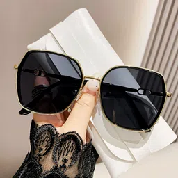 eyedens UV Protection Over-sized, Retro Square Sunglasses (Free Size)-picture-18