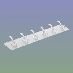 NEW Multipurpose Self Adhesive Pack of 6 Hook Sticker Roll - Pack Hook 12-image-59