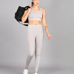 nexstep Solid Women Grey Tights image 3