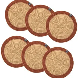 saprose TRIVET (6PC SET) ROUND TAN BRAIDED Trivet-picture-10
