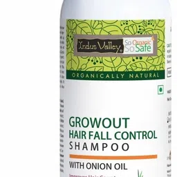 indus valley Bio Organic Growout Shampoo - for hair regrowth and hairfall control image 1