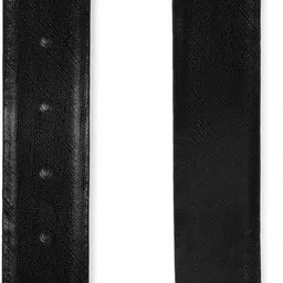 louis philippe Men Casual Black Genuine Leather Belt image 3