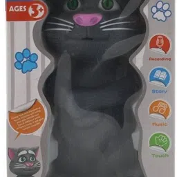 hunger TOYS Intelligent Talking Tom Cat (3 Batteries included ) With Touch Recording 10 Music 10 Story Rhymes & Songs image 3