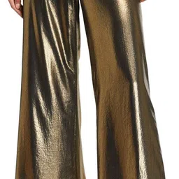 mixfit Women Relaxed Gold Polycotton Trousers-picture-10