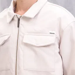 wrogn Men Solid Bomber Jacket image 4