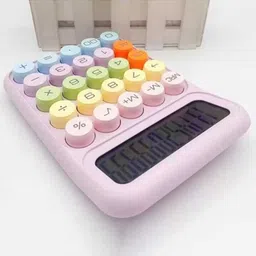 justakeit Calculator 3 Basic Calculator Mechanical Calculator Big Buttons, Colorful Candy Basic Calculator BasicCalculator-picture-13