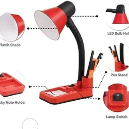 emmkitz Flexible Electric 222 Light red study lamp (30 cm , red) Study Lamp image 4
