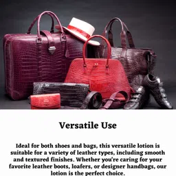 Quick Leather Lotion Cream For Shoes Bags & Jacket | 2 x 250 ML Pack | Colour: BLACK | Leather Shoe Cream image 3