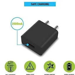 urcart Wall Charger Accessory Combo for 80W Blackberry KEY2 LE (KEY2 Lite), Billion Capture Plus, Google Nexus 5X image 4