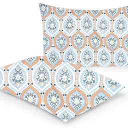 sj designer 200 TC Cotton Double Printed Flat Bedsheet image 2