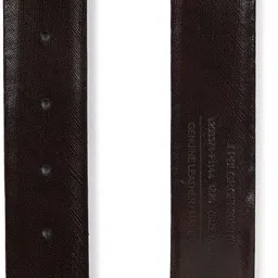 louis philippe Men Casual Black Genuine Leather Belt image 4