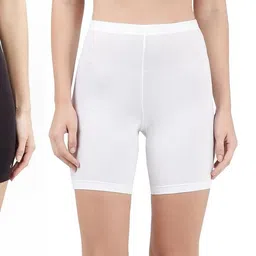 nitya fashion Pack of 3 Solid Women Black, White, Beige Cycling Shorts-picture-14