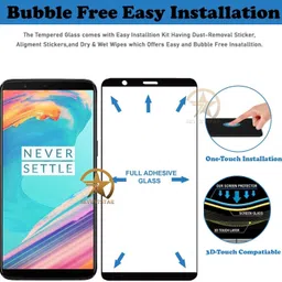 Gorilla Glass Edge To Edge Tempered Glass for OnePlus 5T image 4