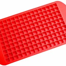 alexvyan 1 Pcs- 160 Small Ice Cube Mold Crushed Ice Cube for Chilling Whiskey Cocktail Red Silicone Ice Cube Tray-picture-18