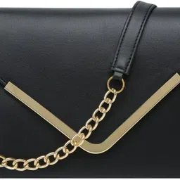 arnlc Black Women Sling Bag For Girl's With Adjustable Strap & 1 Compartment image 4