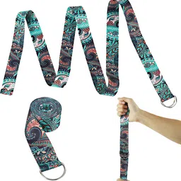 serplex Back Stretching Belt for Posture Polyester Yoga Strap-picture-42