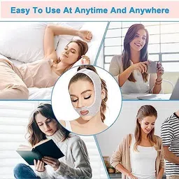 revernest Double Chin Reducer Reusable V-Shape Face MaskFace Shaping Mask image 5