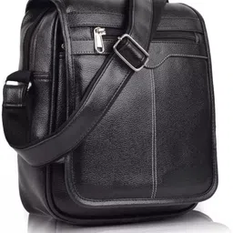 shivra Black Men Sling Bag Men Sling Bag side bag for men(S-12*11) image 2