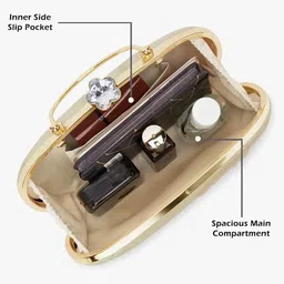 falcon bag Party, Formal, Casual Gold Clutch image 5