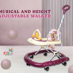 little funky Musical Activity Walker With Parent Rod-picture-10