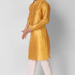 koshin Men Art Silk Kurta Pyjama Set image 4