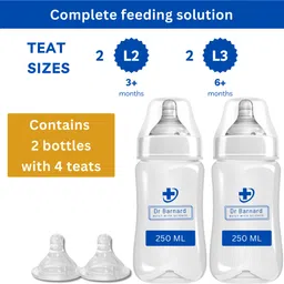 dr. barnard Baby Feeding Bottle - Wide Neck - 250 ml image 3