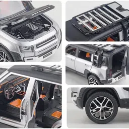 arniyavala 1:24 Scale Die cast Metal Toy Car for Kid Model Defender Pull Back Metal Cars image 2