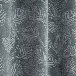 stackers 213 cm (7 ft) Velvet Room Darkening Door Curtain (Pack Of 2) image 3