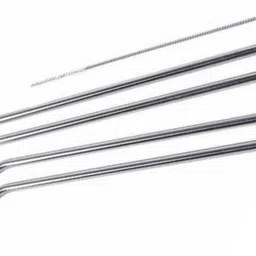 tedred Straight Drinking Straw image 2