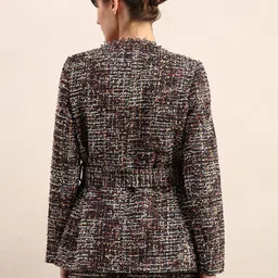 vero moda Women Self Design Single Breasted Casual Blazer image 2